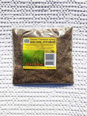 Семена:Газонные травы:"Мятлик луговой" 200 гр., страна ввоза - Дания. 4813078000201